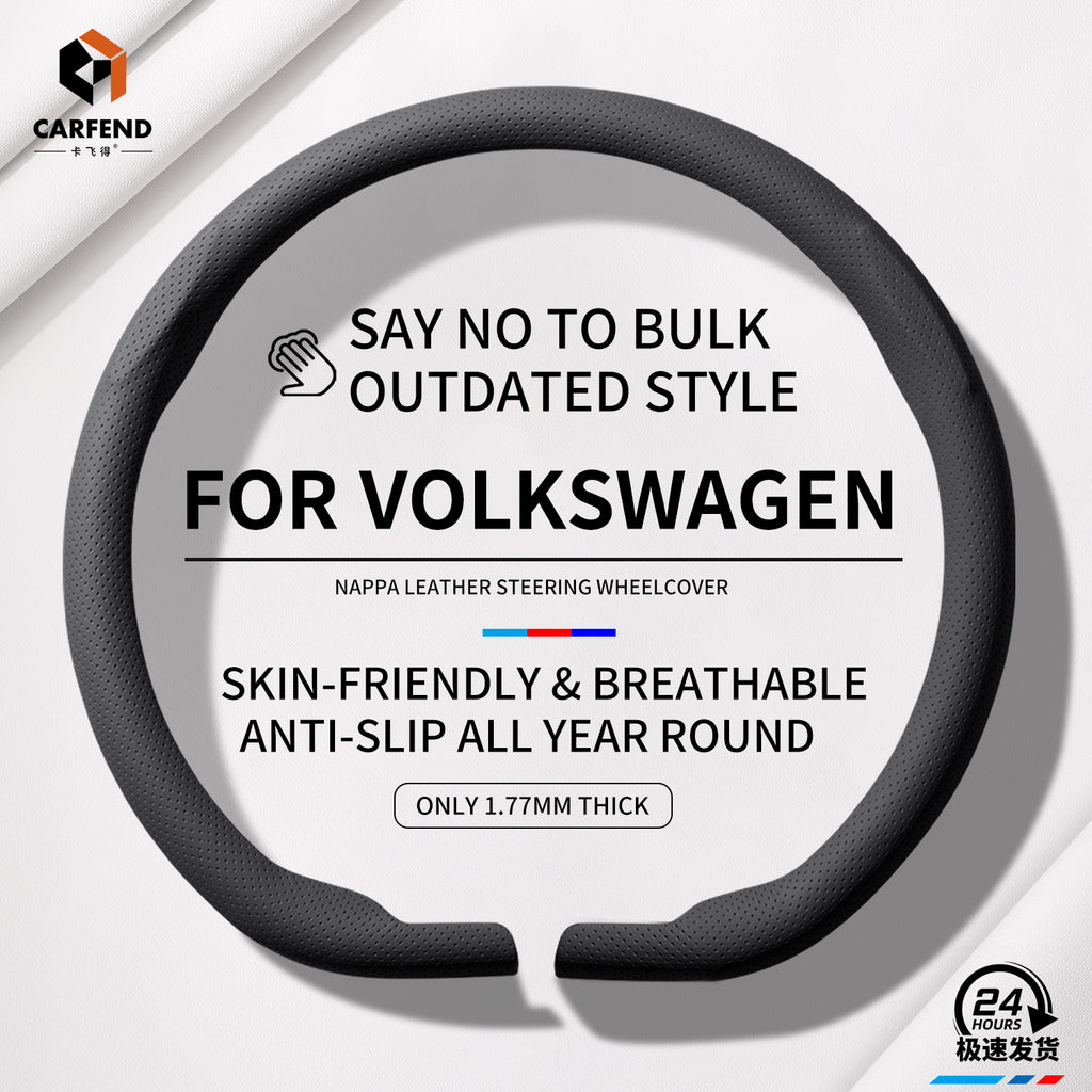2026 Suitable For VOLKSWAGEN ID.3/ID.4/Tiguan/Golf/T-Roc/Polo/Passat/Atl/Taos/Tharu Ultra-Thin Luxury Car Steering Wheel Cover